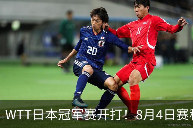 WTT日本冠军赛开打！8月4日赛程公布：国乒周启豪挑战松岛辉空